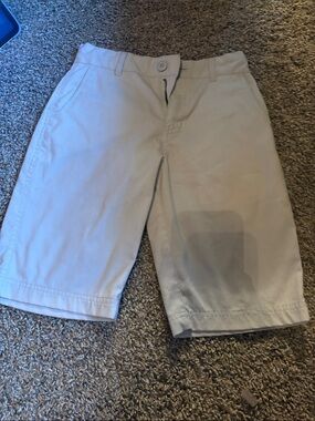 First Wave Men's Flat Front Shorts in Light Beige